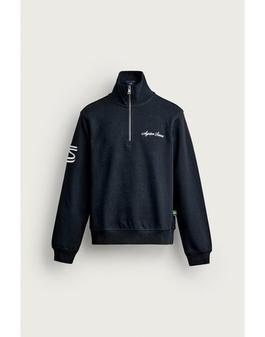 자라 아일톤 세나 쿼터집 맨투맨 3443/356/401 NAVY BLUE
