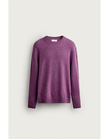 자라 레귤러핏 울 혼방 니트 스웨터 2632/320/653 PINK / LILAC