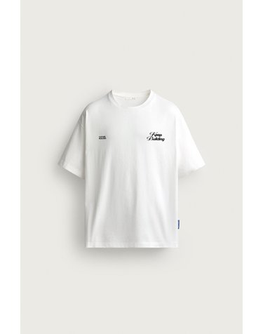 자라 다이스 프린트 라운드넥 반팔 티셔츠 6224/366/250 WHITE