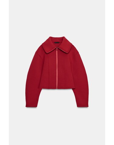 자라 테크니컬 볼륨 소매 자켓 5063/824/600 RED