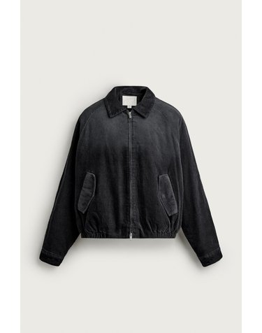 자라 릴렉스핏 코듀로이 패딩 자켓 8491/345/822 CHARCOAL