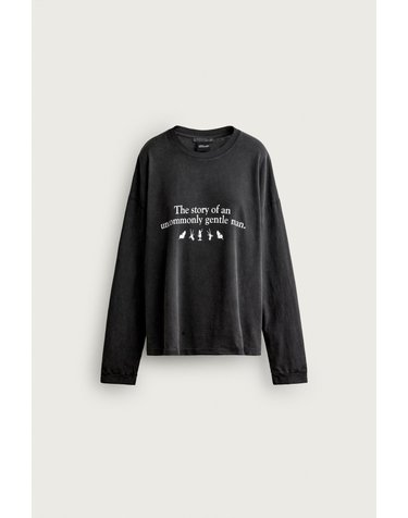 자라 에드워드 가위손 긴팔 티셔츠 0085/223/802 GREY