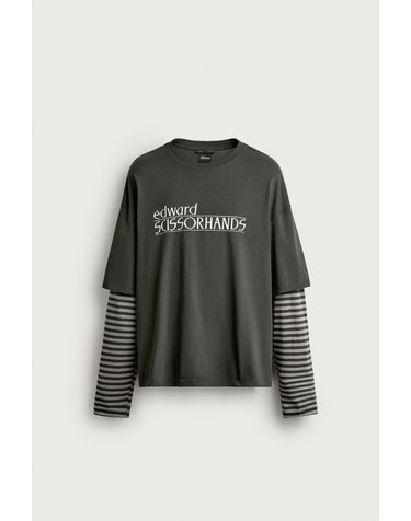 자라 에드워드 가위손 긴팔 티셔츠 5644/349/922 DARK GREY
