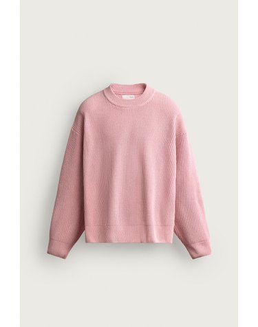자라 릴렉스핏 라운드넥 셔닐 스웨터 5755/310/620 PINK