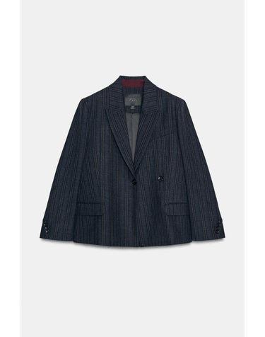 자라 스트라이프 블레이저 자켓 7300/724/802 GREY