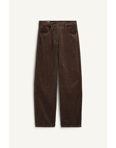 자라 한정판 벨벳 와이드 팬츠 5854/905/528 DARK OLIVE