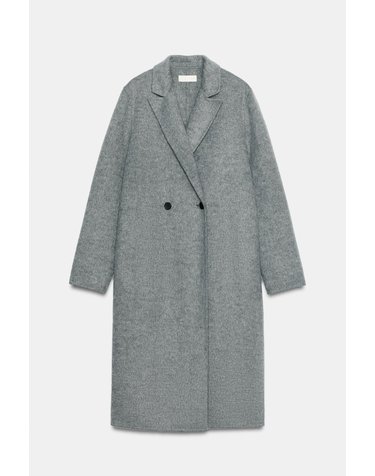 자라 더블 브레스트 롱 코트 4344/658/809 MID-GREY