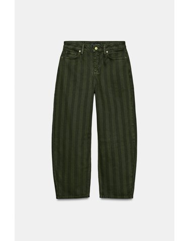 자라 스트라이프 스트레이트 데님 팬츠 9942/160/104 STRIPED