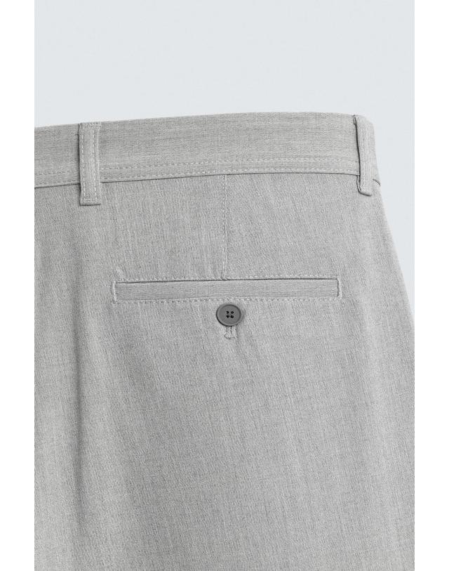 자라 자라 컴포트 텍스처 치노 팬츠 0706/650/804 PEARL GREY 그레이 착용컷