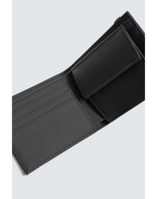 자라 자라 테크니컬 러버라이즈 엘라스틱 반지갑 3800/620/800 BLACK 블랙 착용컷