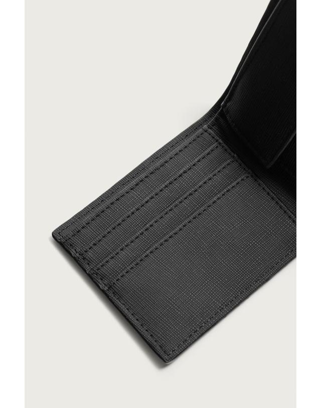 자라 자라 텍스처 카드 동전 반지갑 3801/820/800 BLACK 블랙 착용컷