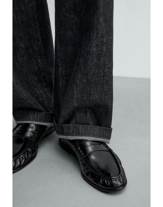 자라 자라 클래식 페니 로퍼 블랙 2685/720/800 BLACK 착용컷