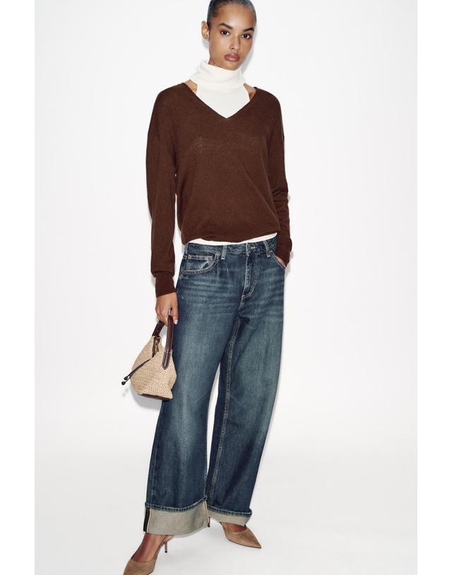 자라 자라 브레이드 라피아 미니 버킷백 6084/710/111 LIGHT BEIGE 베이지 착용컷
