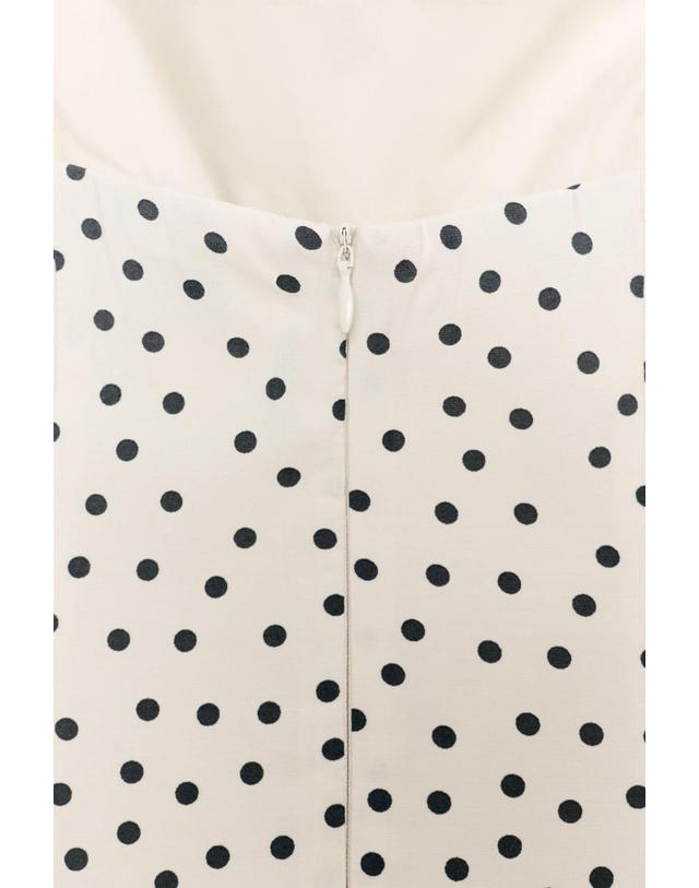 자라 자라 도트 미디 홀터넥 원피스 4772/354/064 BLACK / WHITE 화이트 착용컷