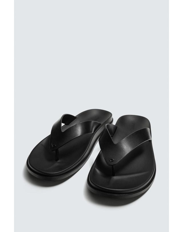 자라 자라 베이직 토 디바이더 스트랩 샌들 2737/720/800 BLACK 블랙 착용컷