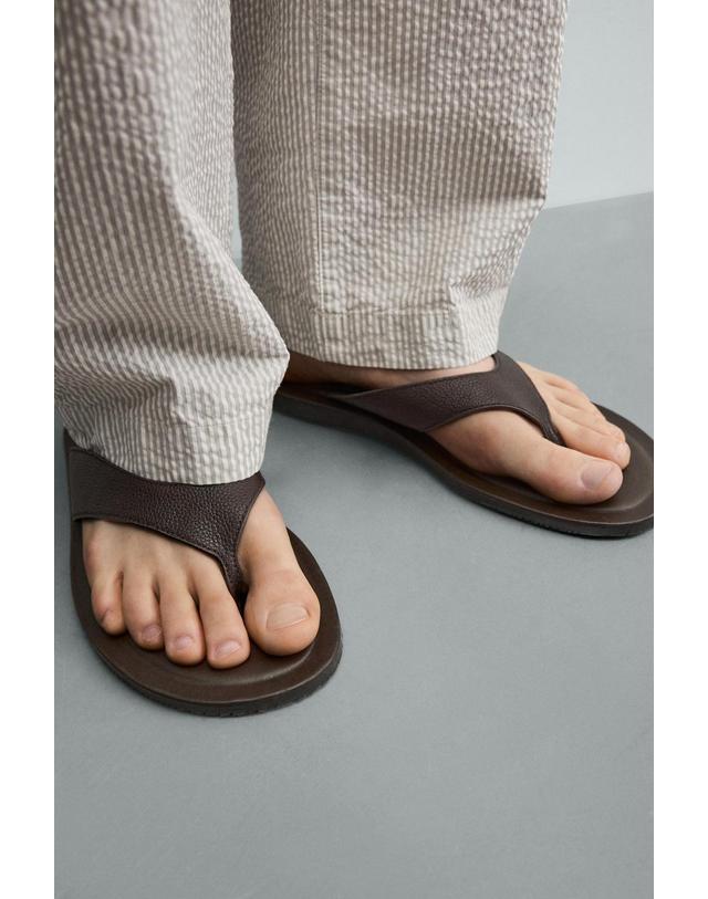 자라 자라 레더 스트랩 샌들 2762/720/700 BROWN 브라운 착용컷