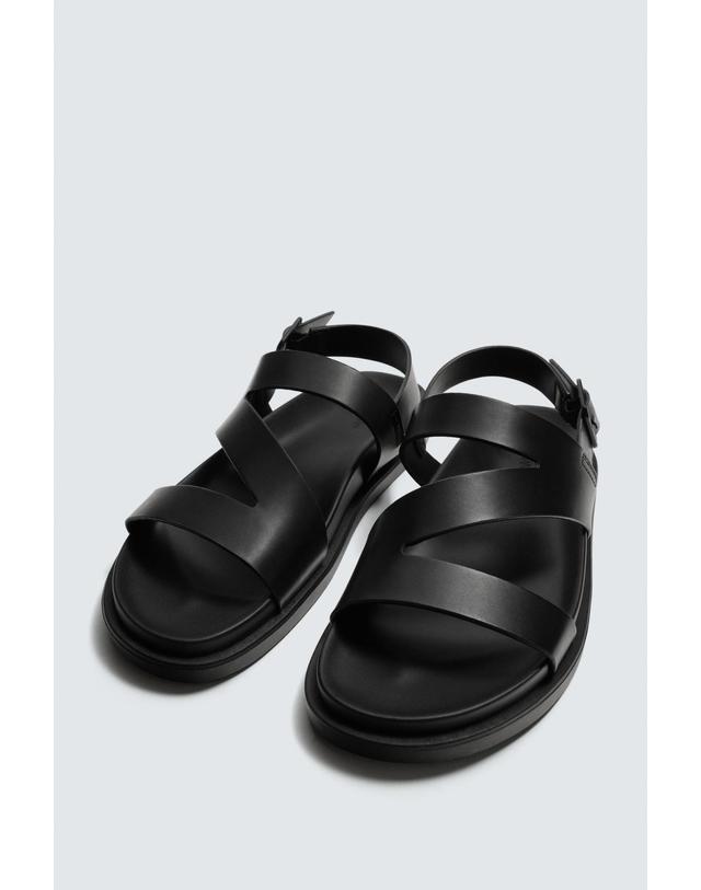 자라 자라 스트랩 플랫 샌들 2735/720/800 BLACK 블랙 착용컷