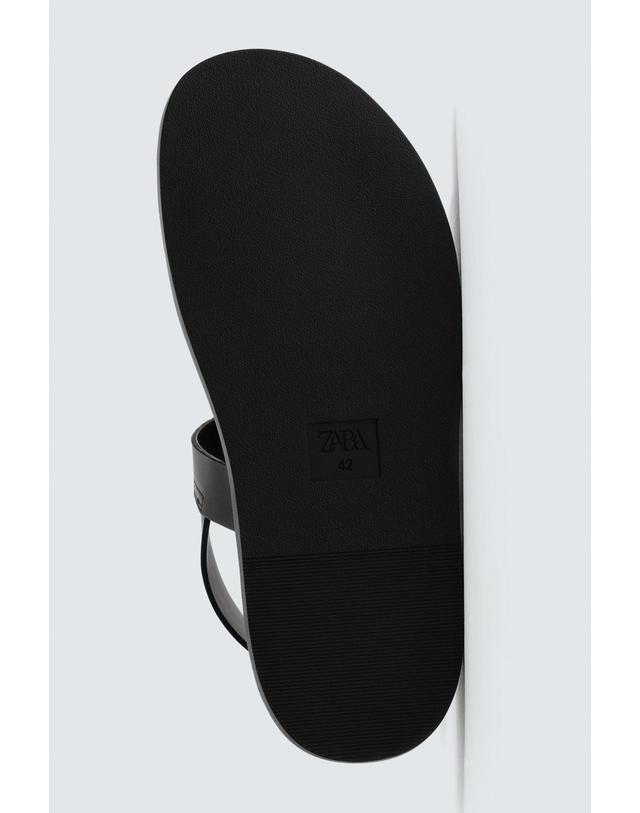 자라 자라 스트랩 플랫 샌들 2735/720/800 BLACK 블랙 착용컷
