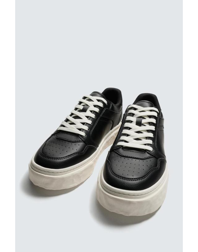 자라 자라 청키 레트로 스니커즈 2204/820/800 BLACK 블랙 착용컷