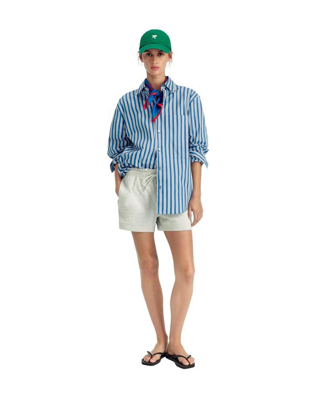 자라 자라 릴렉스핏 스트라이프 긴팔 셔츠 4708/310/200 BLUE / INDIGO 블루 착용컷