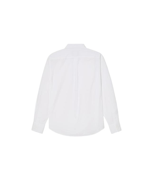 자라 자라 레귤러핏 코튼 포플린 긴팔 셔츠 1007/778/250 WHITE 화이트 착용컷