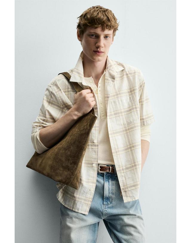 자라 자라 스플릿 레더 토트백 3303/820/032 KHAKI GREEN 카키 착용컷