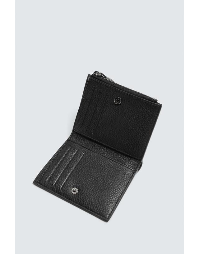 자라 자라 레더 카드 동전 포켓 반지갑 3822/820/800 BLACK 블랙 착용컷