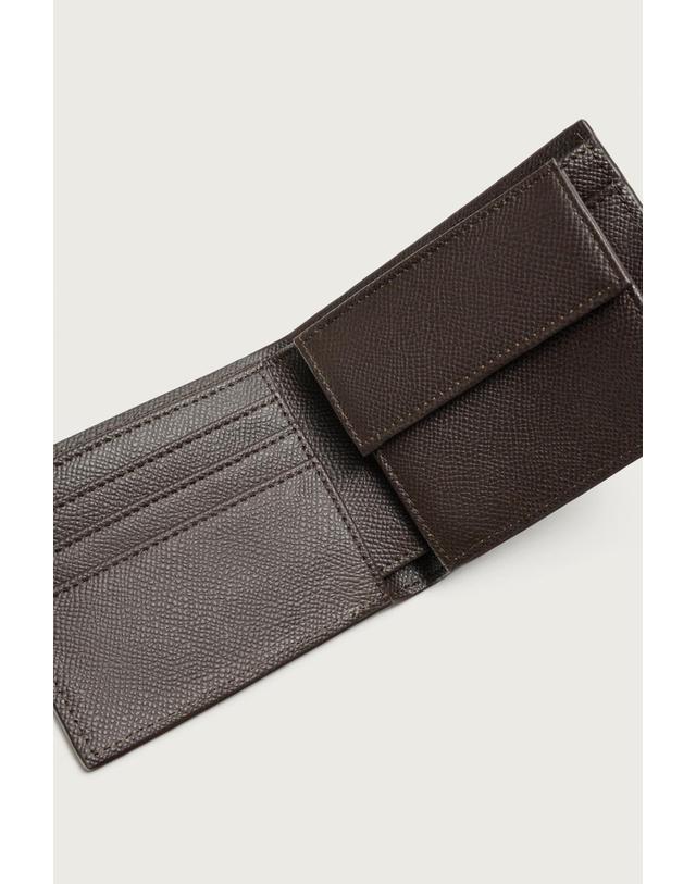자라 자라 텍스처 카드 동전 포켓 반지갑 3809/820/700 BROWN 초콜릿 착용컷