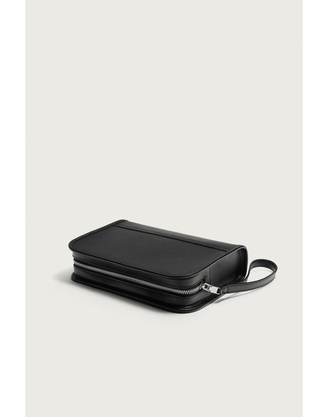 자라 자라 엠보싱 텍스처 스트랩 클러치백 3703/820/800 BLACK 블랙 착용컷
