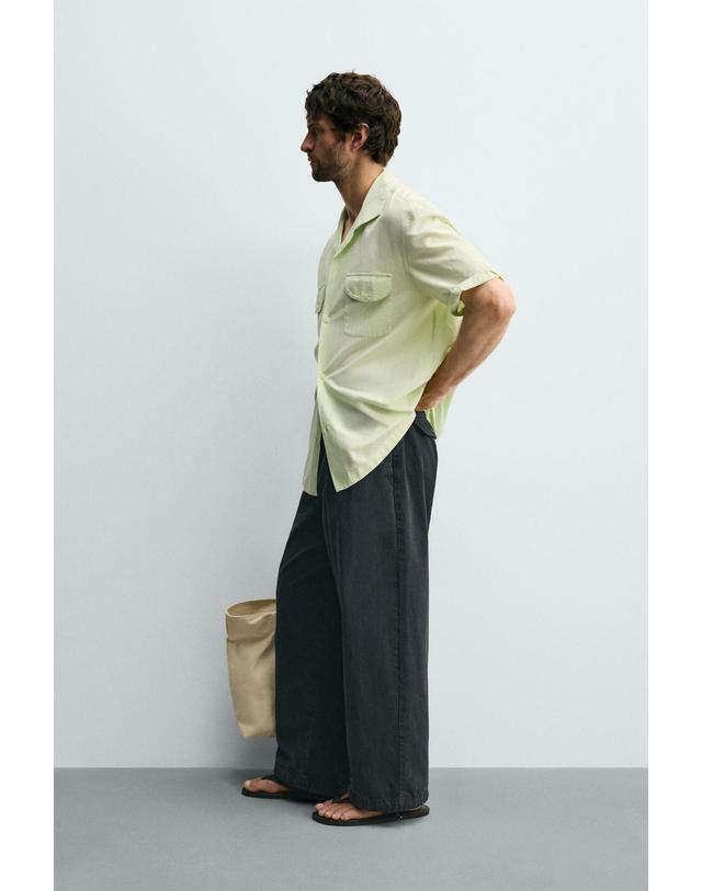 자라 자라 릴렉스핏 파라슈트 팬츠 2342/400/819 BLUE GREY 그레이 착용컷