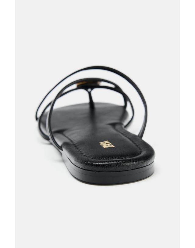자라 자라 멀티 스트랩 플랫 샌들 2609/810/800 BLACK 블랙 착용컷
