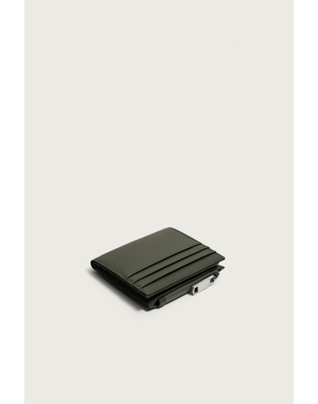 자라 자라 러버라이즈 카드 동전 지갑 3810/820/032 KHAKI GREEN 카키 착용컷