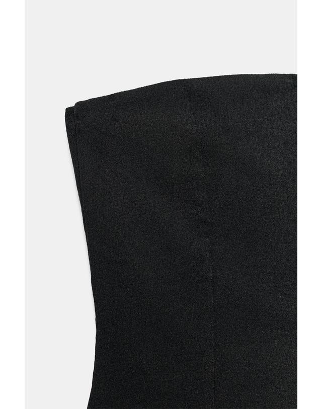 자라 자라 스트레치 슬릿 오프숄더 탑 5039/827/800 BLACK 블랙 착용컷