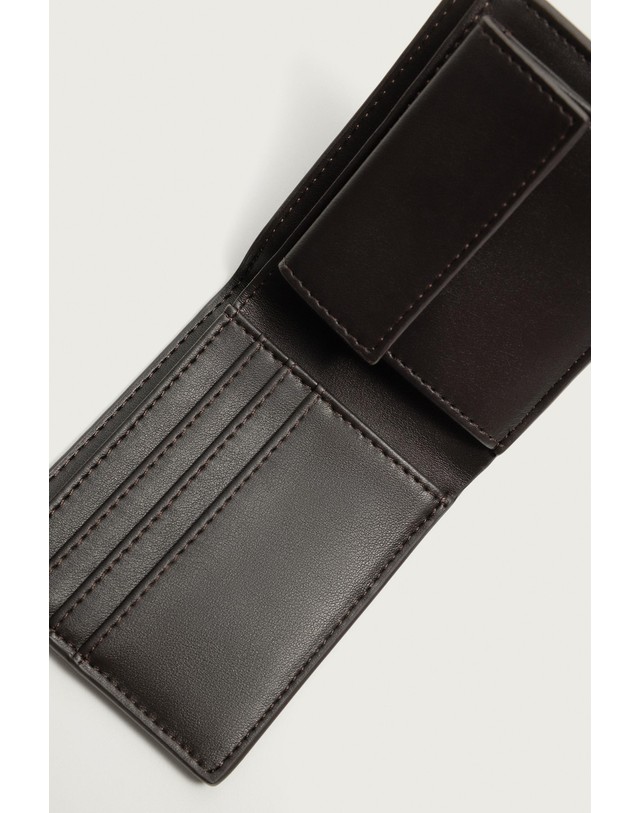 자라 자라 카드 동전 포켓 반지갑 3829/820/700 BROWN 초콜릿 착용컷