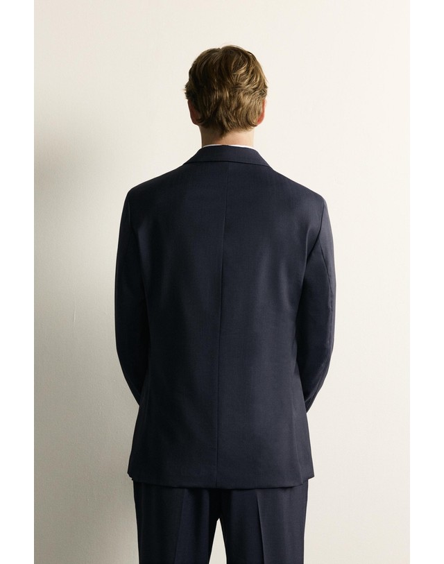 자라 자라 100% 울 레귤러핏 수트 블레이저 1564/770/401 NAVY BLUE 네이비 착용컷