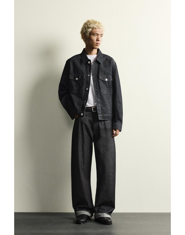 자라 자라 레귤러핏 데님 자켓 6987/314/405 INDIGO 네이비 착용컷