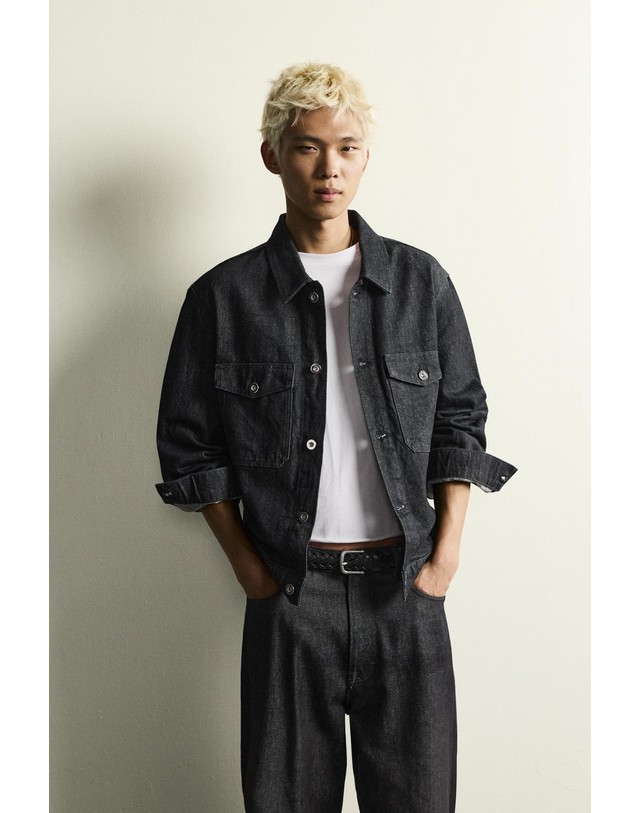 자라 자라 레귤러핏 데님 자켓 6987/314/405 INDIGO 네이비 착용컷