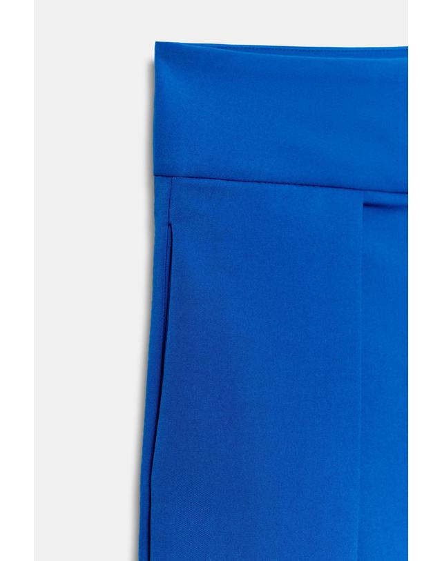 자라 자라 하이웨이스트 플리츠 벌룬 팬츠 1255/527/446 ELECTRIC BLUE 블루 착용컷