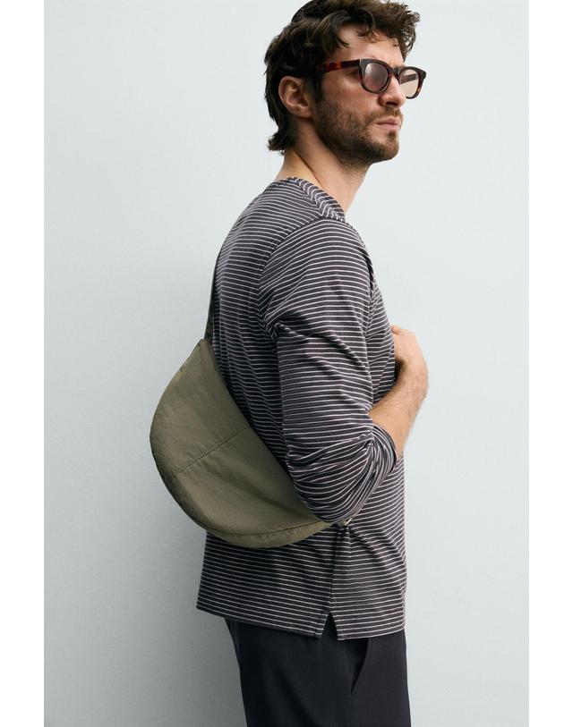 자라 자라 스몰 나일론 숄더백 3612/820/032 KHAKI GREEN 카키 착용컷