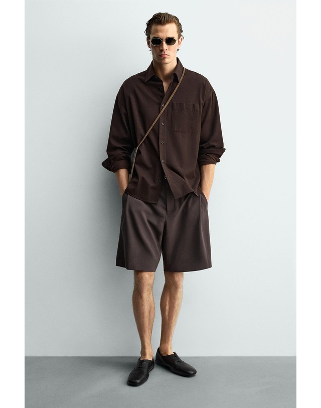 자라 자라 라운드토 레더 레이스업 슈즈 2481/820/800 BLACK 블랙 착용컷