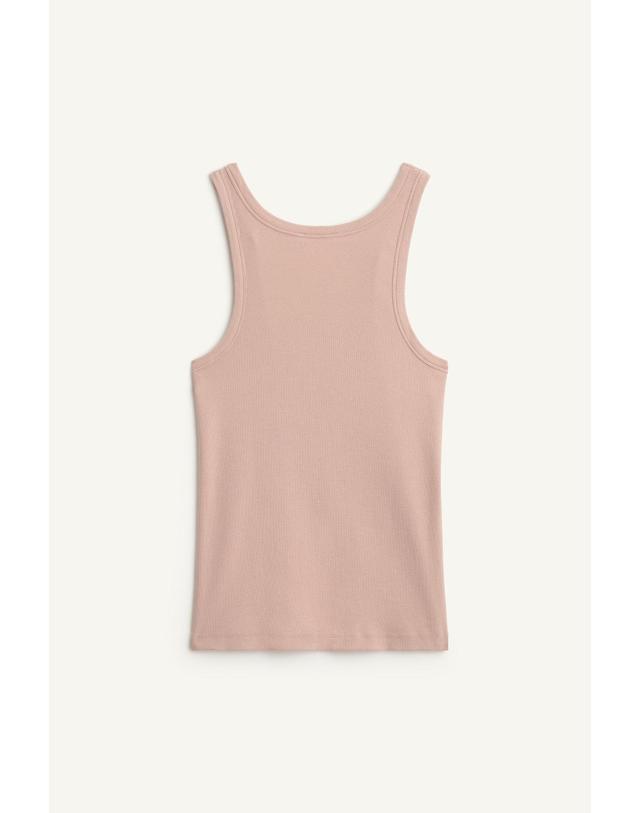 자라 자라 골지 라운드넥 민소매 탱크탑 6858/901/966 PALE PINK 핑크 착용컷