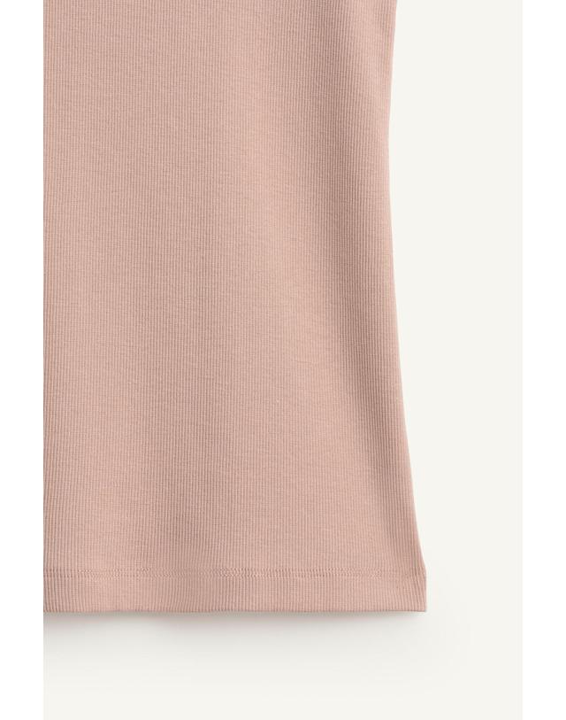 자라 자라 골지 라운드넥 민소매 탱크탑 6858/901/966 PALE PINK 핑크 착용컷