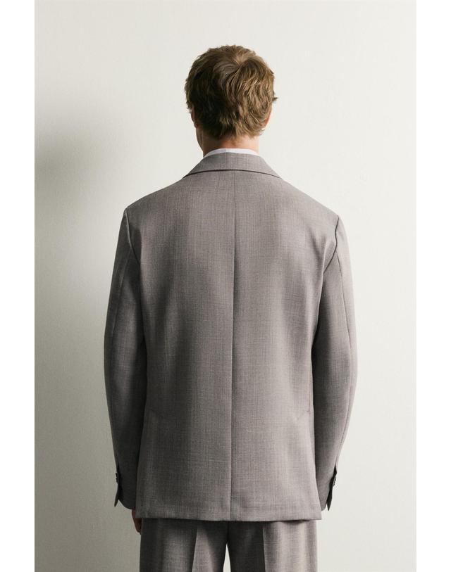 자라 자라 레귤러핏 울 혼방 수트 블레이저 6564/830/814 GREY / BEIGE 그레이 착용컷