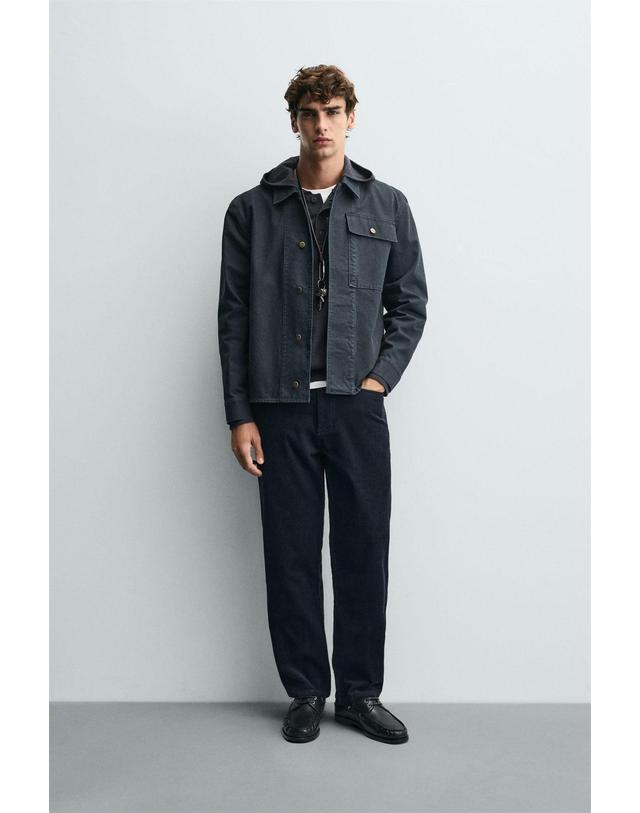 자라 자라 코듀로이 레귤러핏 캐주얼 팬츠 4391/440/401 NAVY BLUE 블랙 착용컷