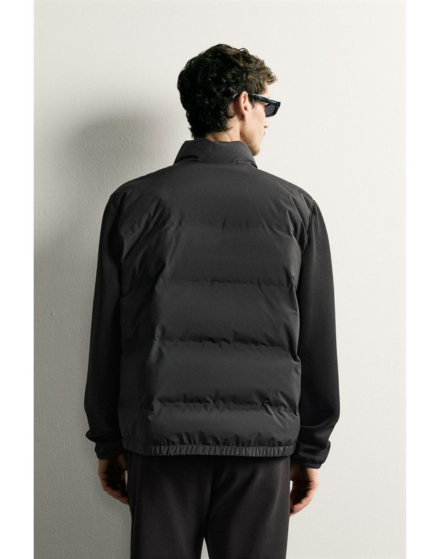 자라 자라 하이넥 집업 숏 패딩 자켓 6096/800/800 BLACK 블랙 착용컷