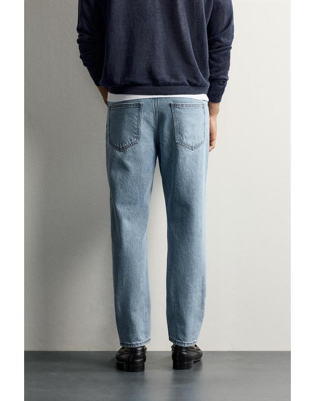 자라 자라 슬림핏 크롭 데님 청바지 4060/302/406 LIGHT BLUE 블루 착용컷