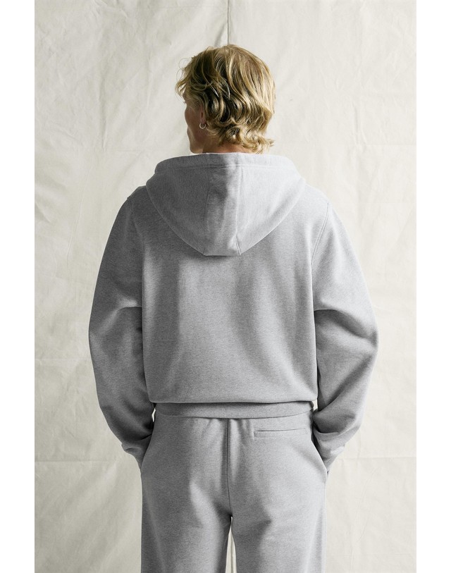 자라 자라 레귤러핏 포켓 후드 집업 4393/300/803 GREY MARL 그레이 착용컷