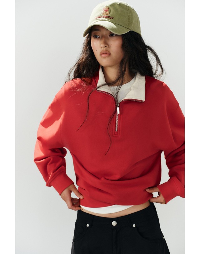 자라 자라 카피바라 자수 트윌 캡모자 0653/238/506 LIGHT KHAKI 카키 착용컷