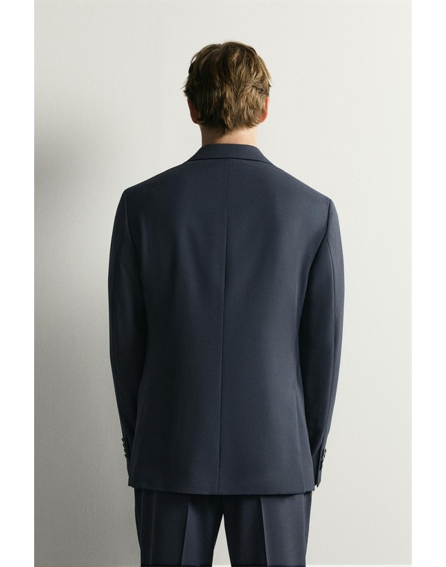자라 자라 울 혼방 레귤러핏 수트 블레이저 6406/191/401 NAVY BLUE 네이비 착용컷