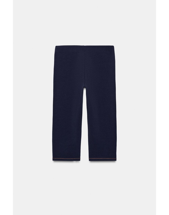 자라 자라 스티치 크롭 카프리 팬츠 5584/653/443 DARK INDIGO 네이비 착용컷